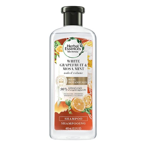 Image for Herbal Essences Shampoo, White Grapefruit & Mosa Mint, Naked Volume,400ml from Brashear's Pharmacy