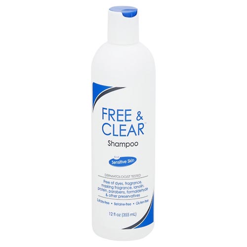 Image for Free & Clear Shampoo, for Sensitive Skin,12oz from Brashear's Pharmacy