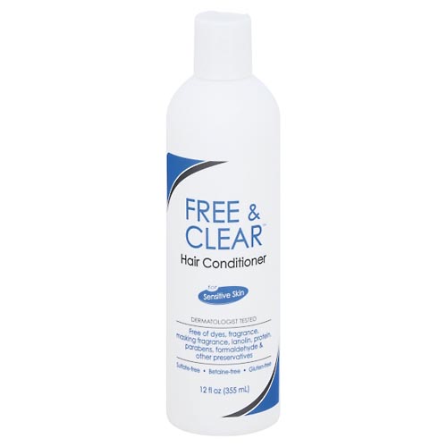 Image for Free & Clear Hair Conditioner, for Sensitive Skin,12oz from Brashear's Pharmacy