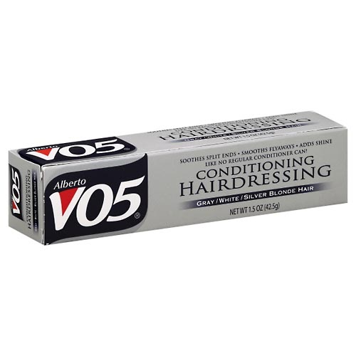 Image for Alberto VO5 Conditioning Hairdressing, Gray, White, Silver Blonde Hair,1.5oz from Brashear's Pharmacy