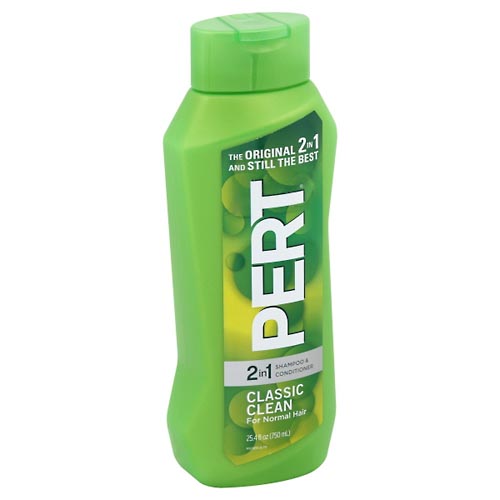 Image for Pert Shampoo & Conditioner, 2 in 1, Classic Clean, for Normal Hair,25.4oz from Brashear's Pharmacy